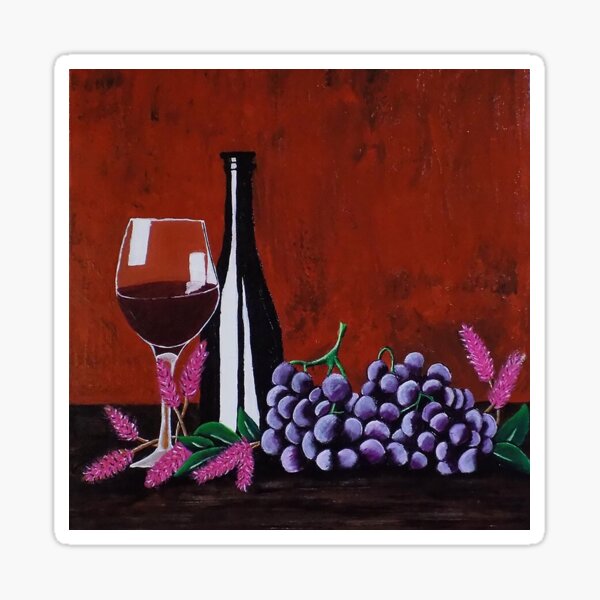Bicchiere Di Vino Sticker