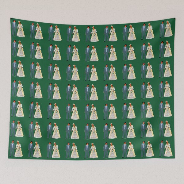 Item preview, Married from MARTINIQUE, France. Color background designed and sold by Catherine Debusne.