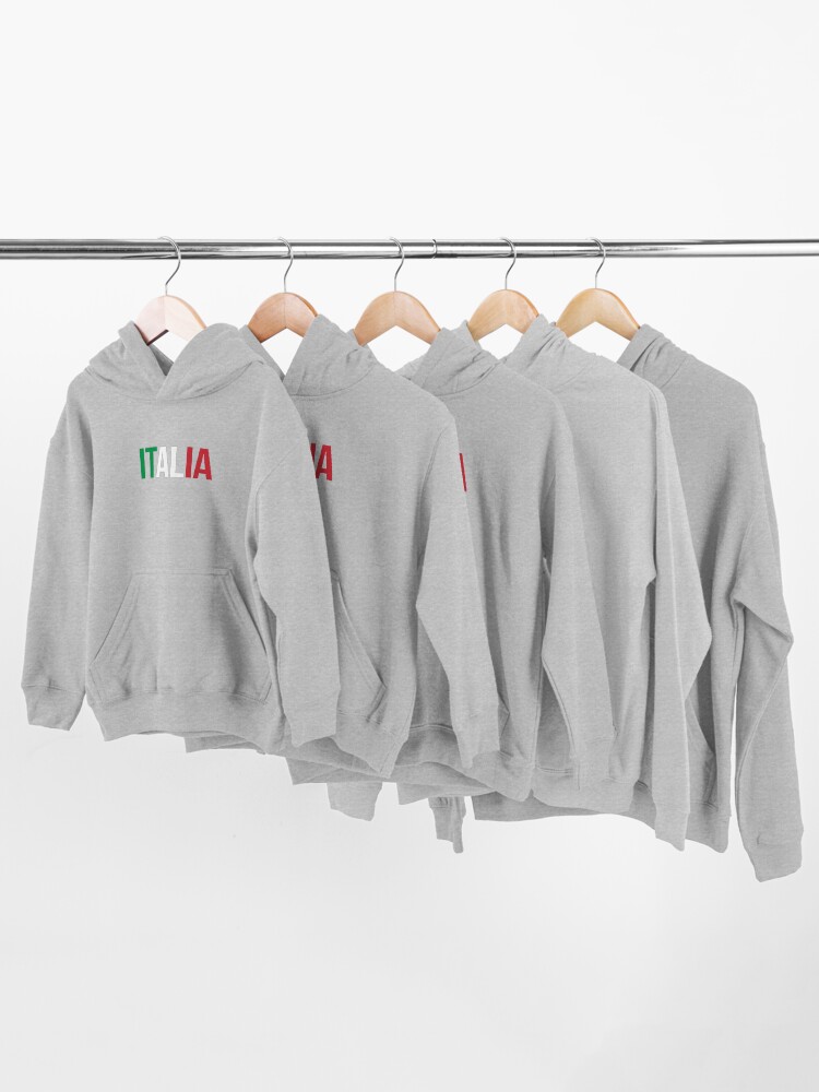 Alternate view of Italia Italian Italy Kids Pullover Hoodie