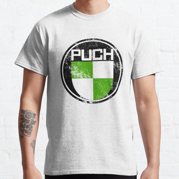 T3 Synro Puch Logo Grunge Bulli Vespa Scooter Classic T-Shirt