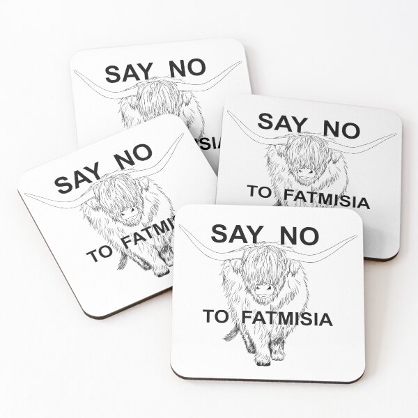 Item preview, Cow Says No To Fatmisia designed and sold by WeirdArtsyLou.