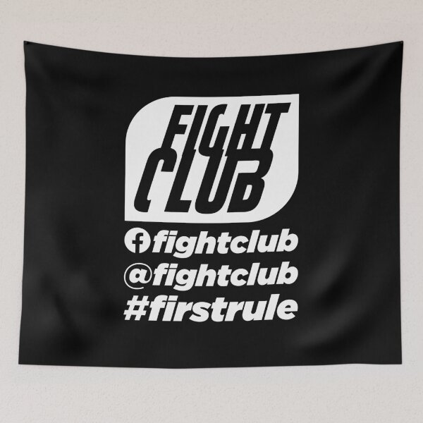 Item preview, Fight Club - First Rule - White designed and sold by Coops Clothing.