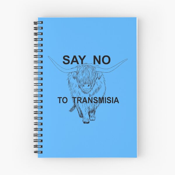 Item preview, Cow Says No To Transmisia designed and sold by WeirdArtsyLou.