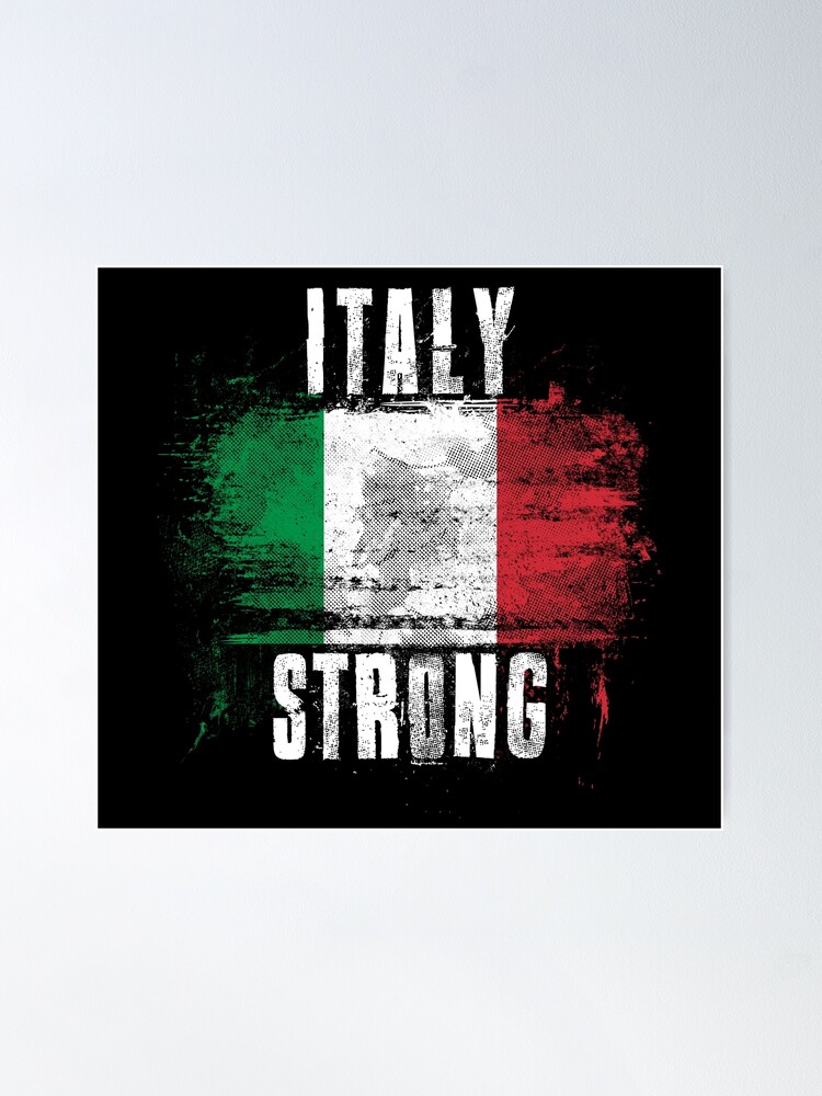 Italian Grafitti by Maga - Blue and Gold Frame main image 1