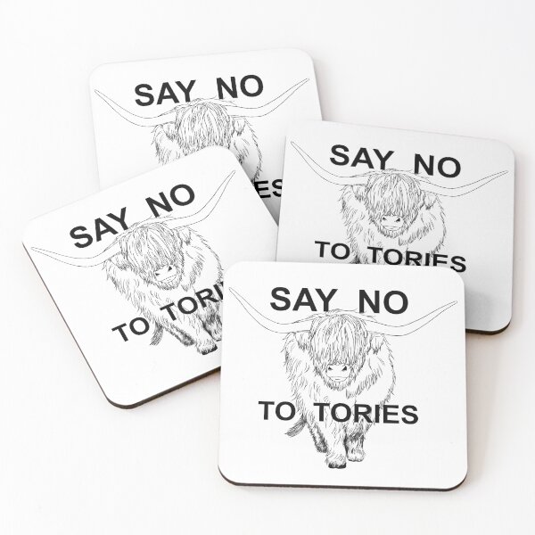 Item preview, Cow Says No To Tories designed and sold by WeirdArtsyLou.