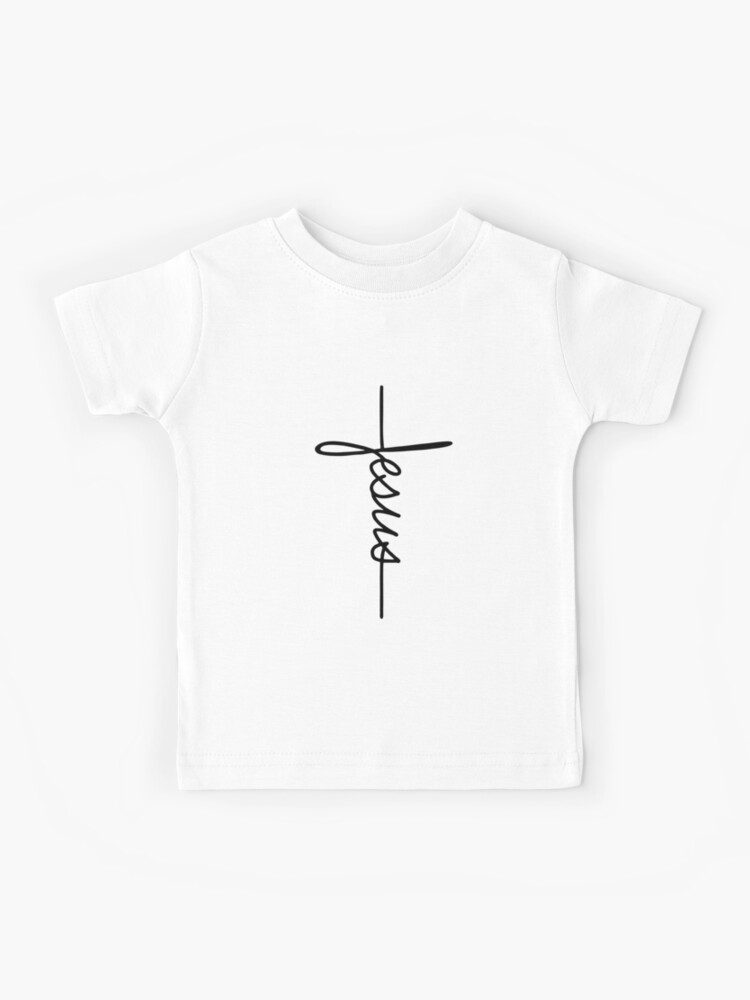 Jesus with Cross Jersey Short-Sleeve T-Shirt – 29:Eleven Design