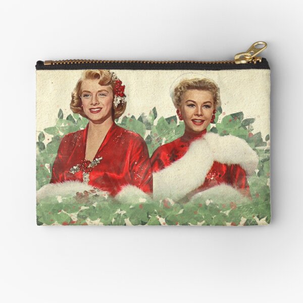 Sisters - A Merry White Christmas Zipper Pouch