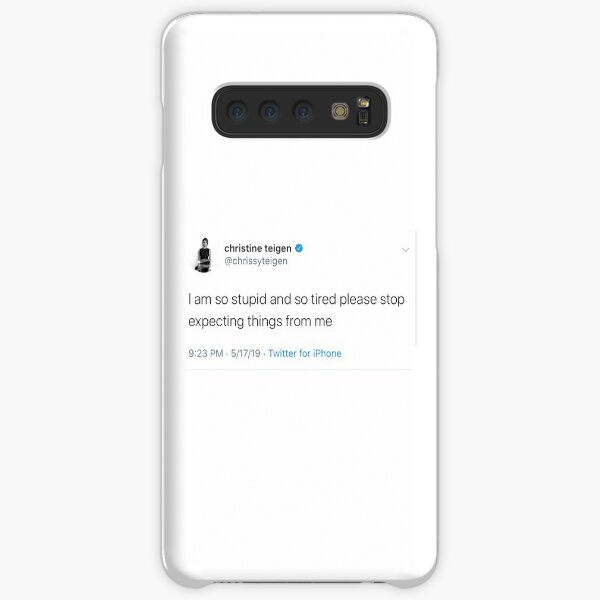 chrissy teigen tweet Samsung Galaxy Snap Case