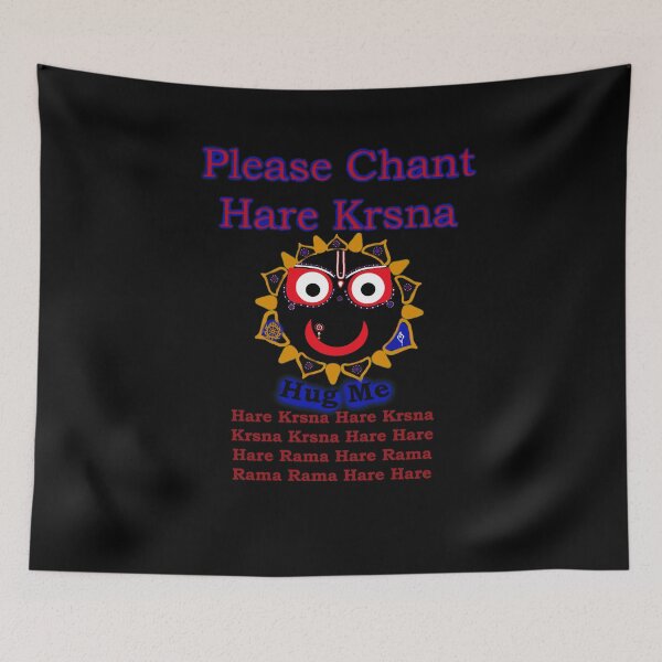 Item preview, Please chant Hare Krsna, Jagannath --- Hug me designed and sold by Gaura-Nitai.