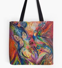 The walls of Safed Tote Bag