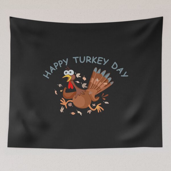 Item preview, happy turkey day funny turkey thanksgiving gift men women designed and sold by hadleydesigns.