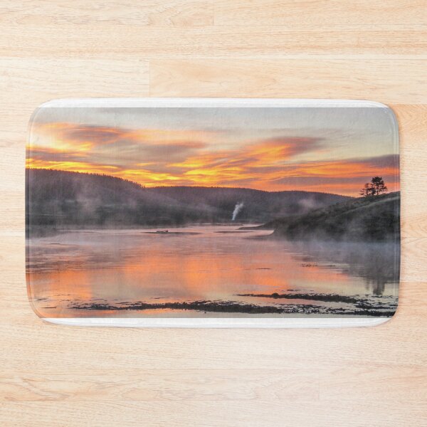 Item preview, Sunrise and steam on the river designed and sold by Linda Sparks.