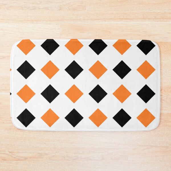 Item preview, Orange and Black Diamonds   designed and sold by lornakay.