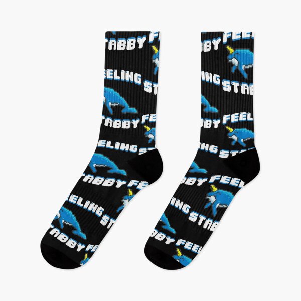 Item preview, Adorable Feeling Stabby 8-Bit Narwhal Funny Whale designed and sold by perfectpresents.
