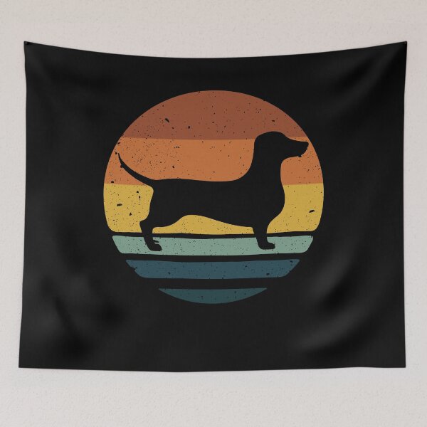 Item preview, Dachshund Retro Vintage  designed and sold by rafaeltto.