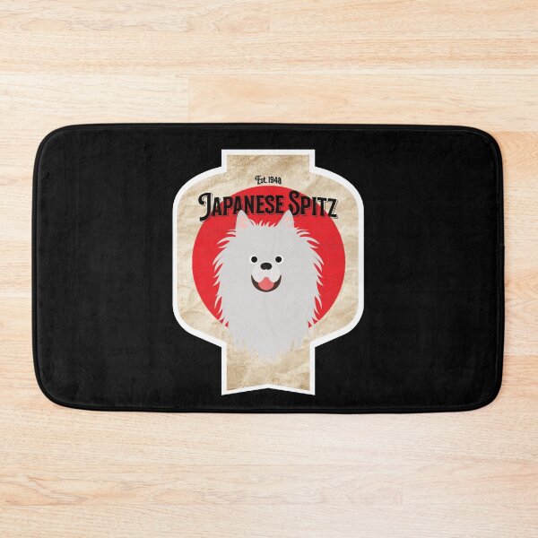 Item preview, Japanese Spitz - Distressed Japanese Spitz Beer Label Design designed and sold by DoggyStyles.