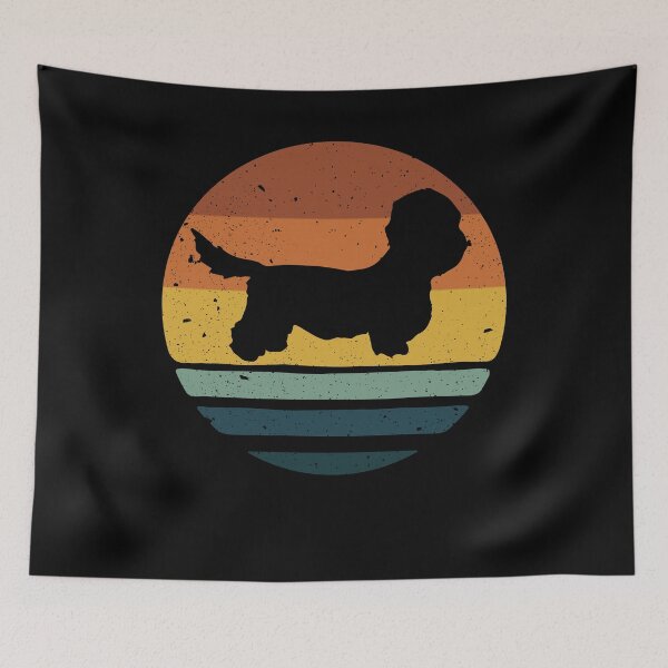 Item preview, Dandie Dinmont Terrier Retro Vintage  designed and sold by rafaeltto.
