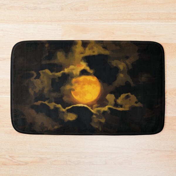 Item preview, Orange moon between clouds designed and sold by Guardi71.