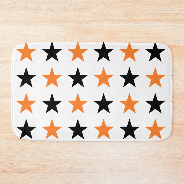 Item preview, Orange and Black Stars   designed and sold by lornakay.