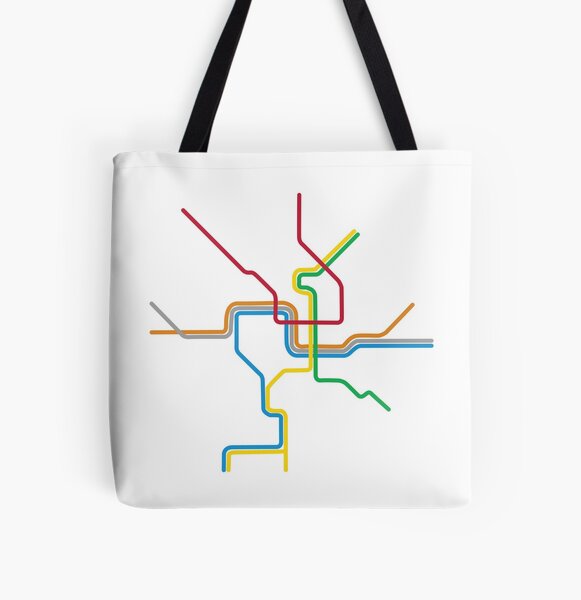 Los Angeles Metro Light Rail P865 Santa Monica Tote Bag