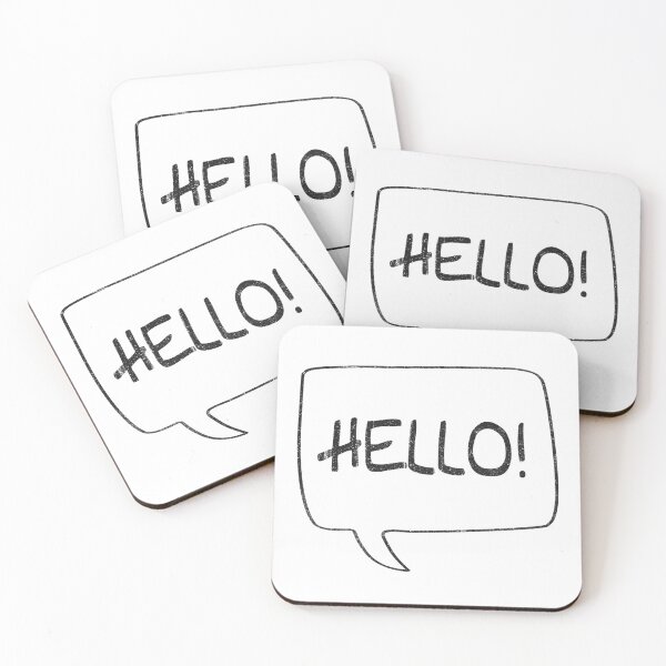 Item preview, Hello! [Speach Bubble] designed and sold by DA Art Shop.