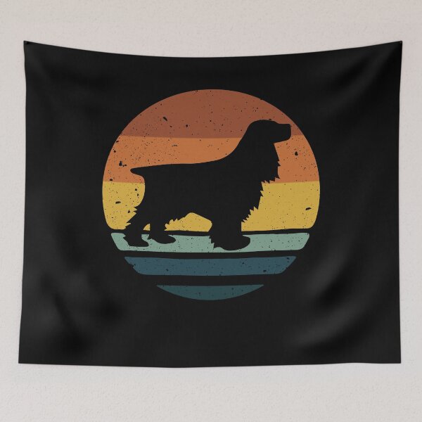 Item preview, Field Spaniel Retro Vintage  designed and sold by rafaeltto.