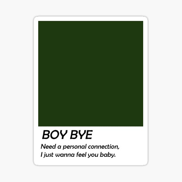 Item preview, BOY BYE Pantone designed and sold by Kool Stickers.