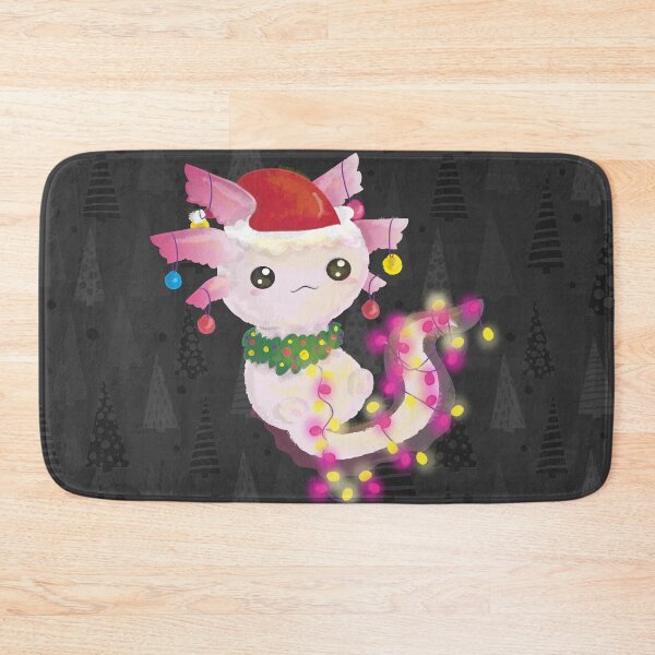 Item preview, christmas santa axolotl designed and sold by Gossip Rag.