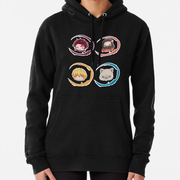 DEMON SLAYER (KIMETSU NO YAIBA) ALL CHIBIS Pullover Hoodie