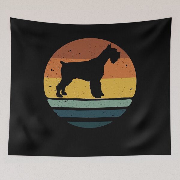 Aperçu de l'œuvre Giant Schnauzer Retro Vintage  créée et vendue par rafaeltto.