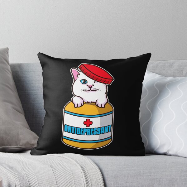 Item preview, Adorable Cat Antidepressant Pets Fix Depression designed and sold by perfectpresents.