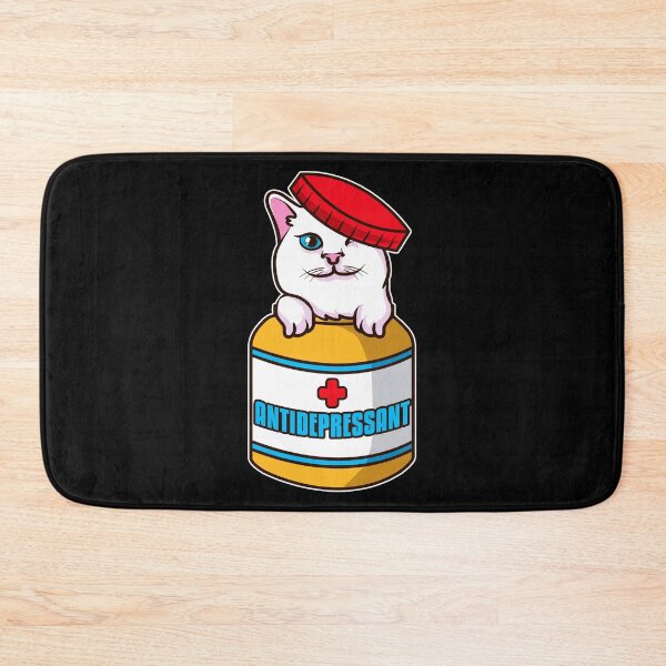 Item preview, Adorable Cat Antidepressant Pets Fix Depression designed and sold by perfectpresents.