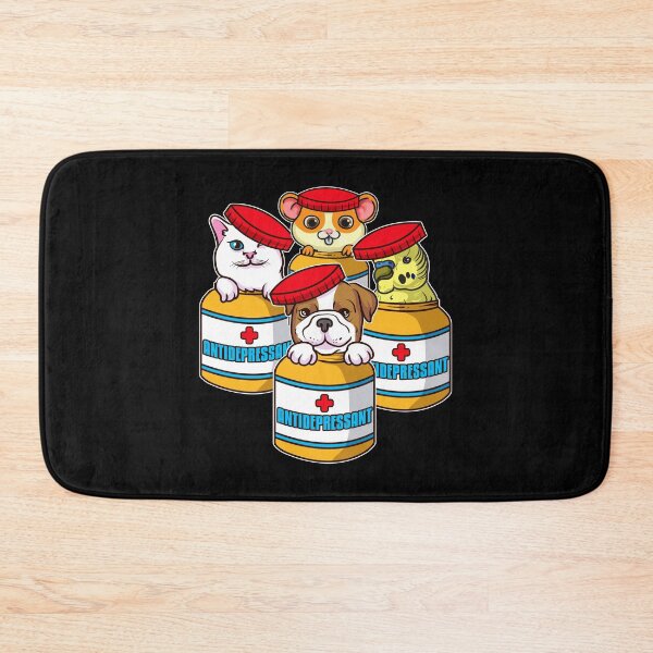 Item preview, Animals Are Antidepressants Bird Cat Dog Mouse Pet designed and sold by perfectpresents.
