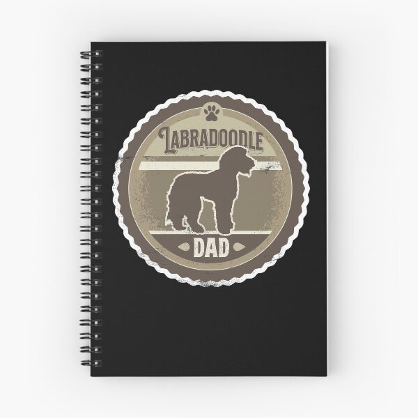 Item preview, Labradoodle Dad - Distressed Labradoodle Silhouette Design designed and sold by DoggyStyles.
