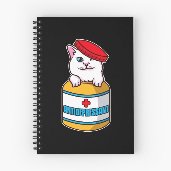Item preview, Adorable Cat Antidepressant Pets Fix Depression designed and sold by perfectpresents.