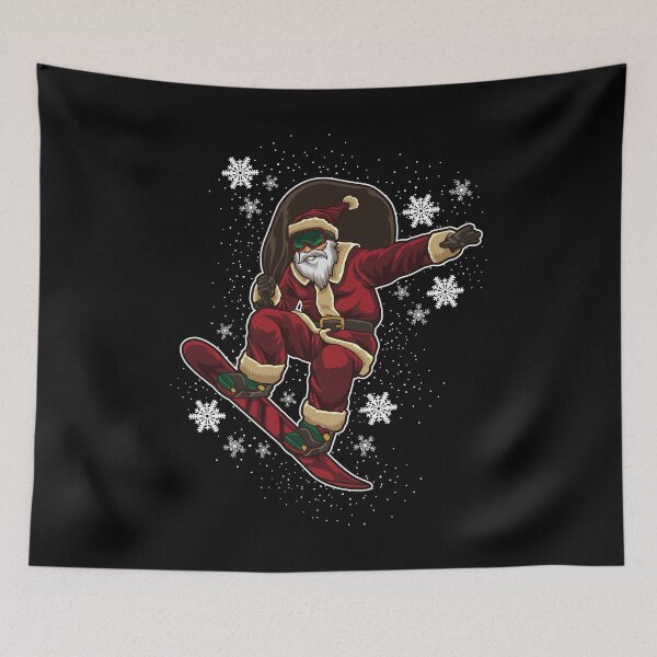 Item preview, Snowboard Santa Claus - Winter Sports Holiday designed and sold by anziehend.