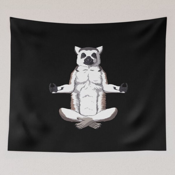 Item preview, Yoga Lemur designed and sold by alwe-designs.