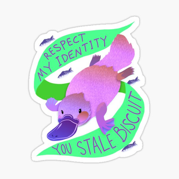 Item preview, Genderqueer Platypus (SFW version) designed and sold by Harry Gray.