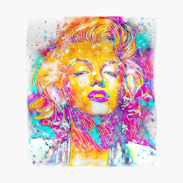 L'aquarelle de Marilyn Monroe Poster