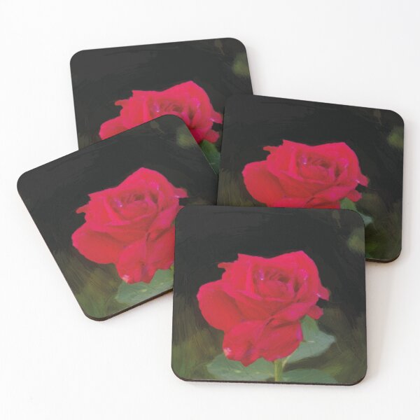 Item preview, Red rose with dark background designed and sold by Guardi71.