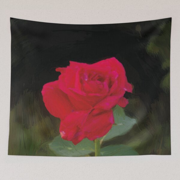 Item preview, Red rose with dark background designed and sold by Guardi71.