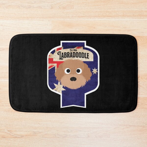 Item preview, Labradoodle - Distressed Australian Labradoodle Beer Label Design designed and sold by DoggyStyles.