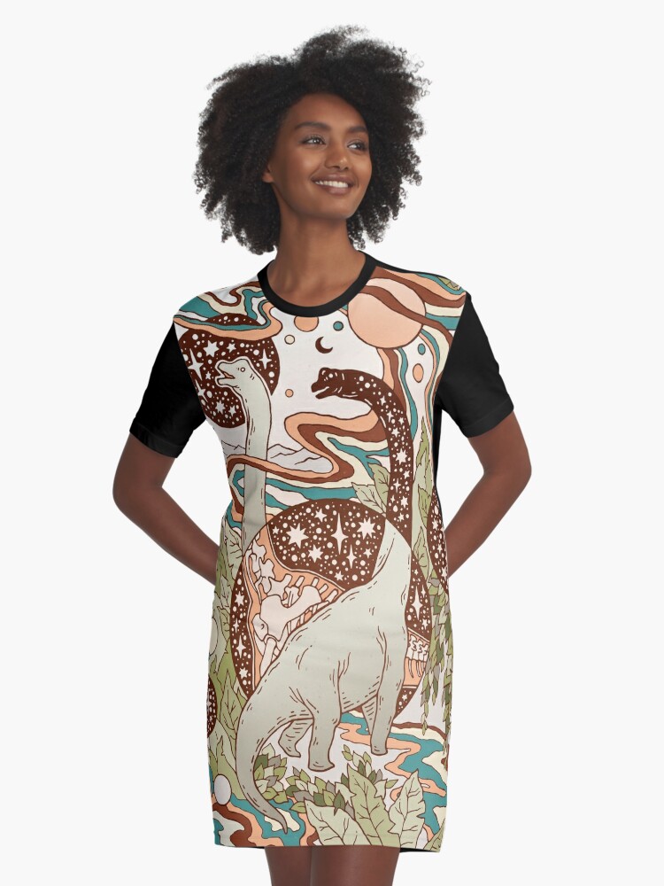 Retro Dinosaur Dress