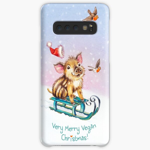 Vegan Christmas by Maria Tiqwah Samsung Galaxy Snap Case