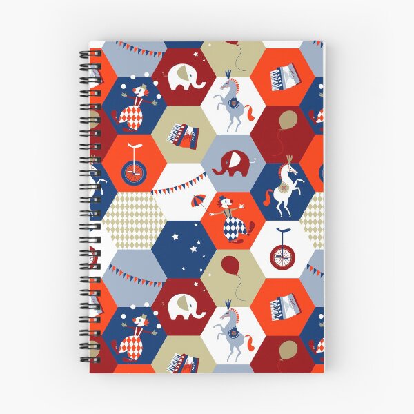 Item preview, Hexagon Circus - red-blue-beige designed and sold by kobyakov.