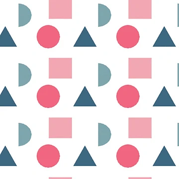 Artwork thumbnail, Colorful Geometric Pattern by Poetic Patterns Studio