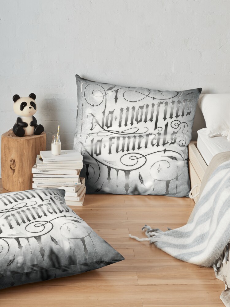 Alternate view of NO MOURNERS NO FUNERALS Floor Pillow