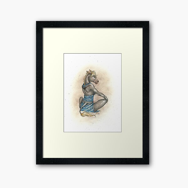 Kushana - Drawing Framed Art Print