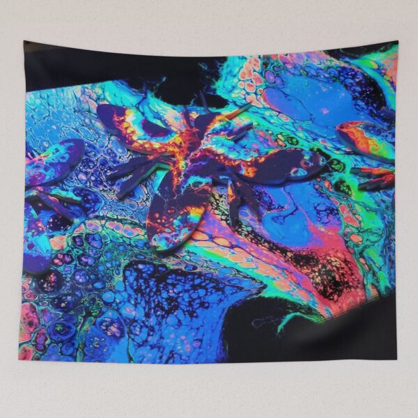 Item preview, Space Bees, Trippy Honeycomb by Superfluid Soul designed and sold by superfluidsoul.