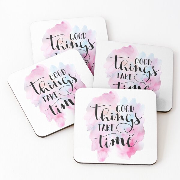 Item preview, Good Things Take Time Quote designed and sold by Andy Mako.